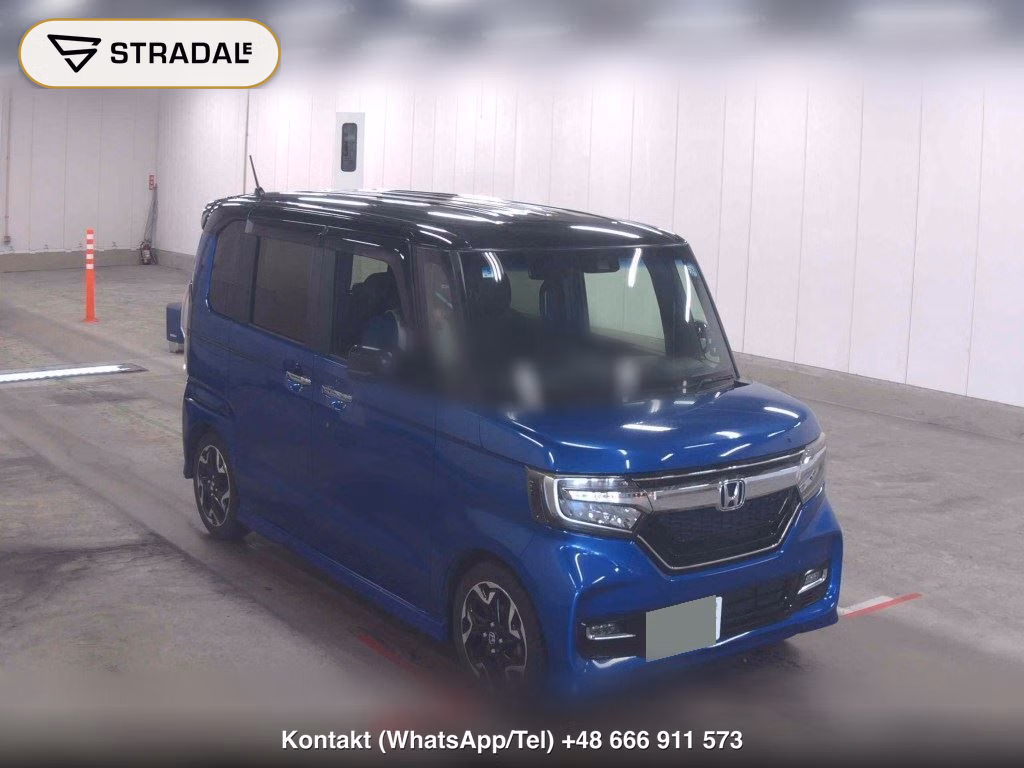 HONDA N-BOX CUSTOM G･L TURBO HONDA SENSING 2019, aukcja z Japonii, zdjęcie 1