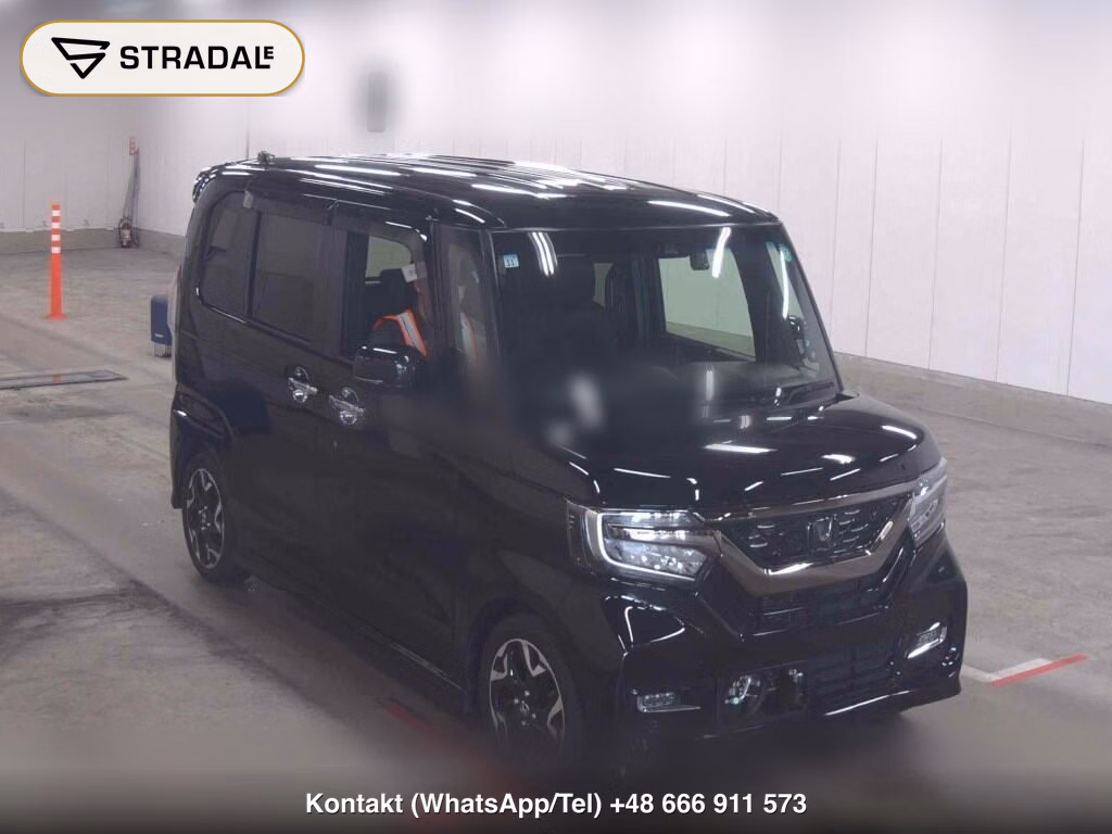 HONDA N-BOX CUSTOM G･L TURBO HONDA SENSING 2019, aukcja z Japonii, zdjęcie 1