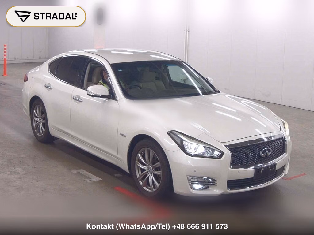 NISSAN FUGA HYBRID BASE GRADE 2018, aukcja z Japonii, zdjęcie 1
