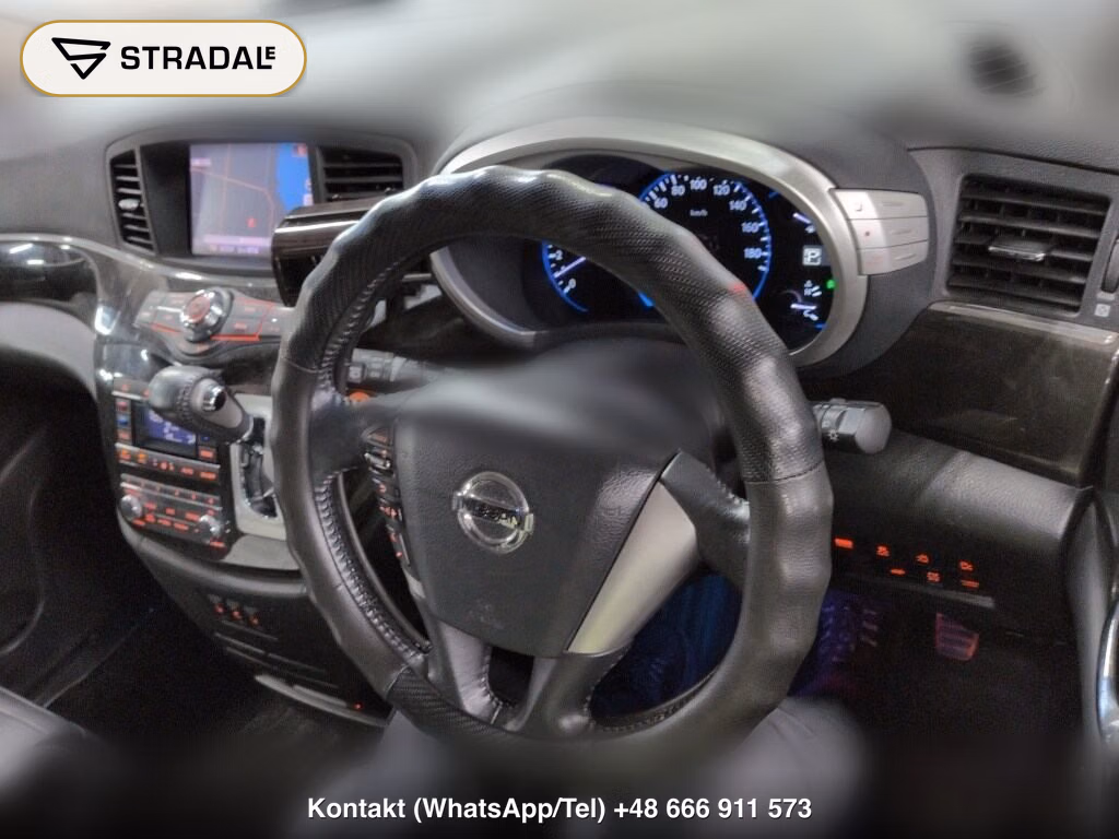 NISSAN ELGRAND 5D 4WD RIDER BLACK LINE BLACK LEATHER POWER SEA, miniaturka 4