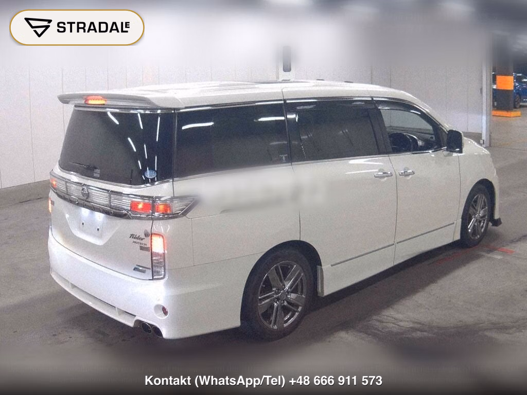 NISSAN ELGRAND 5D 4WD RIDER BLACK LINE BLACK LEATHER POWER SEA, miniaturka 6