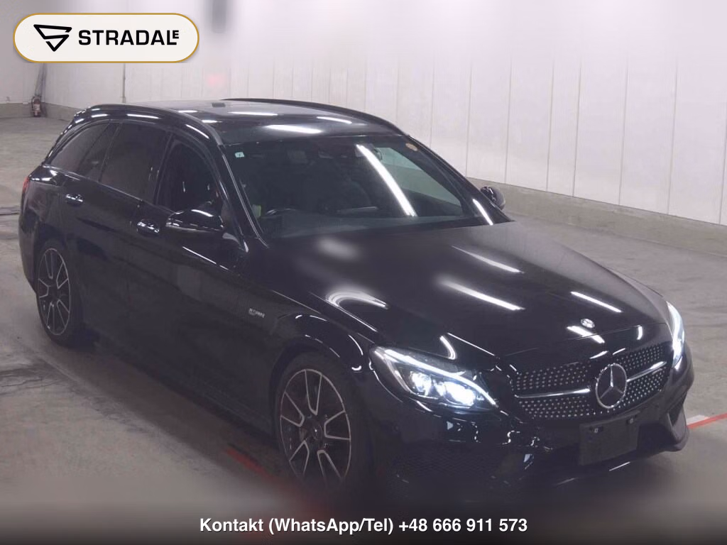 MERCEDES AMG C-CLASS STATIONWAGON 4WD C43 4MATIC STATIONWAGON 2017, aukcja z Japonii, zdjęcie 1
