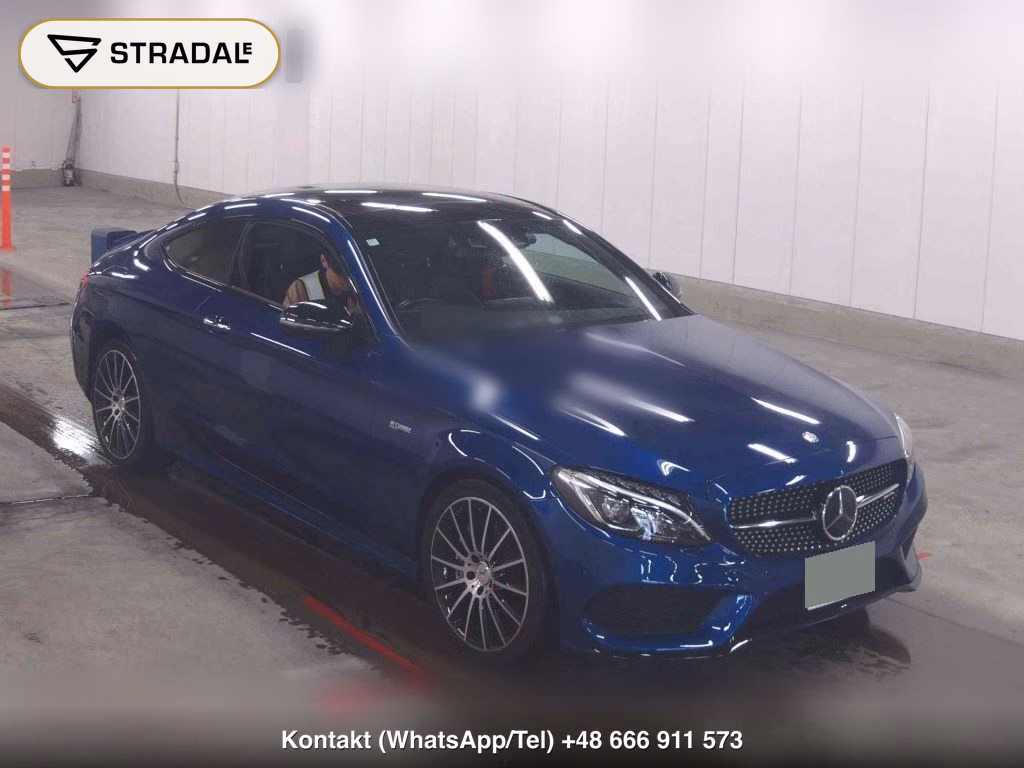 MERCEDES AMG C-CLASS CP 4WD C43 4MATIC COUPE 2016, aukcja z Japonii, zdjęcie 1