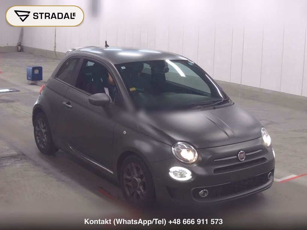 FIAT 500S MANUALE 2018, aukcja z Japonii, zdjęcie 1