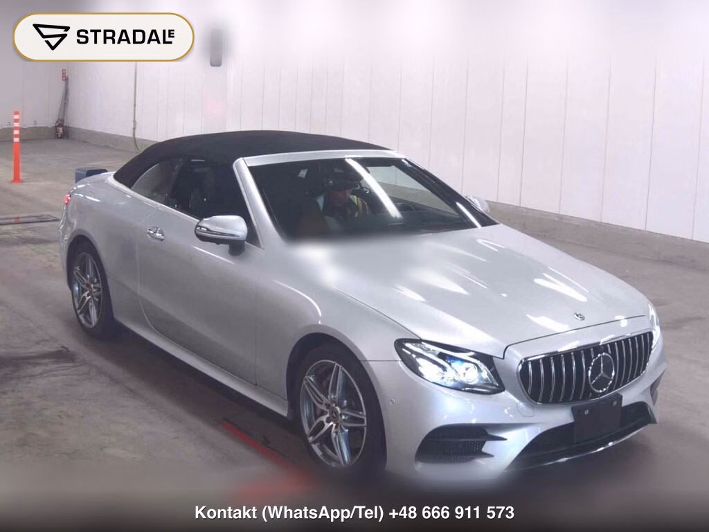 MERCEDES BENZ E-CLASS OP 4WD E400 4MATIC CABRIOLET SPORTS 2018, aukcja z Japonii, zdjęcie 1