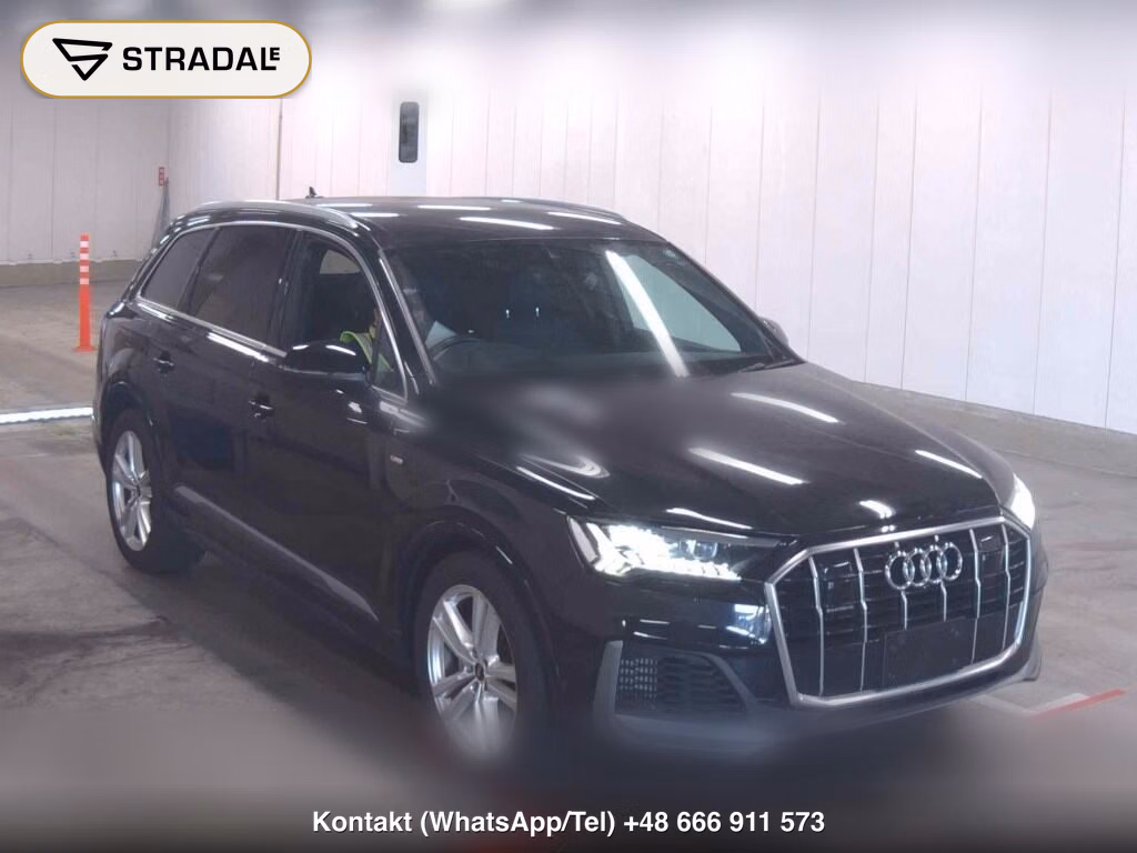 AUDI Q7 4WD 55TFSI QUATTRO S LINE 2021, aukcja z Japonii, zdjęcie 1
