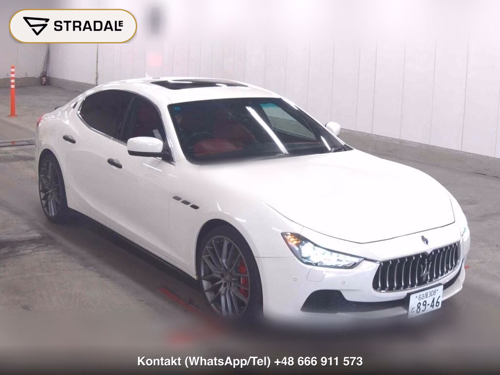 MASERATI GHIBLI 4D BASE GRADE 2016, aukcja z Japonii, zdjęcie 1