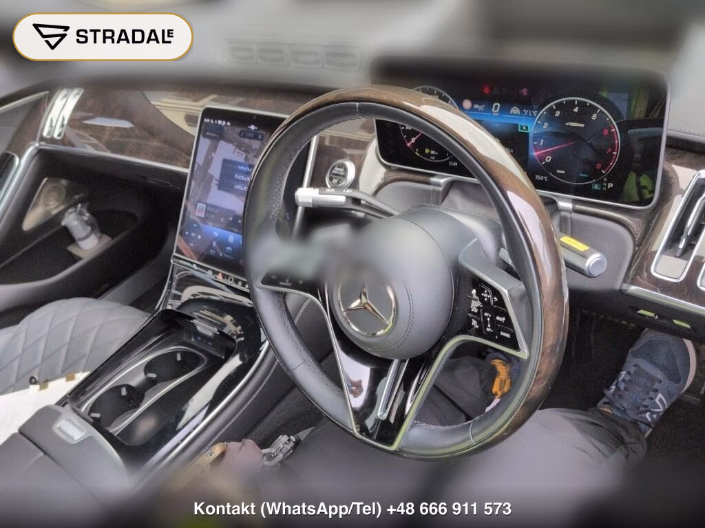 MERCEDES BENZ S-CLASS 4D 4WD S500 4MATIC LONG AMG LINE, miniaturka 4