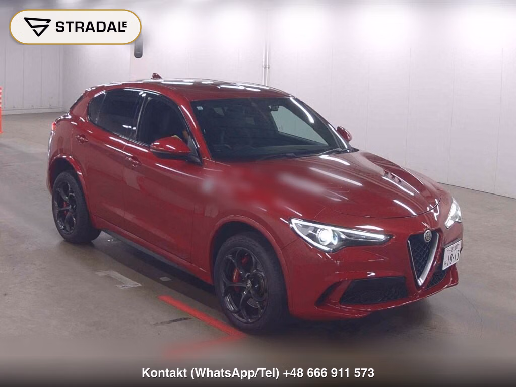 ALFA ROMEO STELVIO 4WD 2.9 V6 BI-TURBO QUADRIFOGLIO 2019, aukcja z Japonii, zdjęcie 1