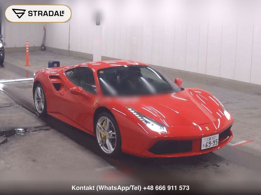 FERRARI 488 GTB BASE GRADE 2017, aukcja z Japonii, zdjęcie 1