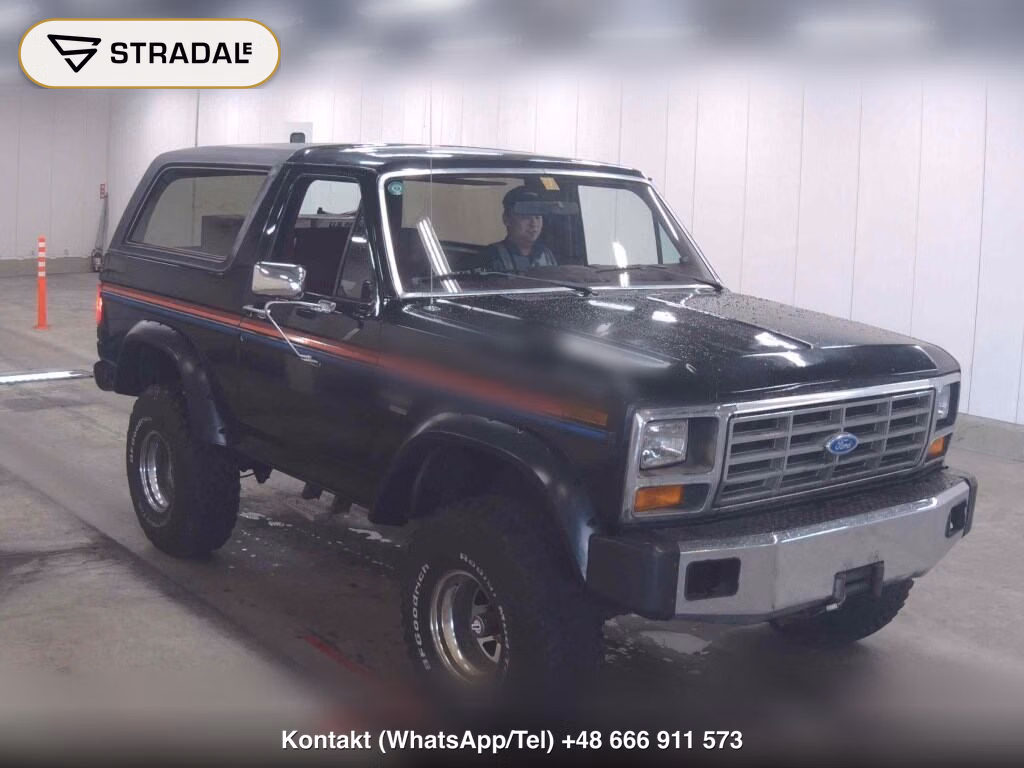FORD BRONCO 4WD XLT 1989, aukcja z Japonii, zdjęcie 1