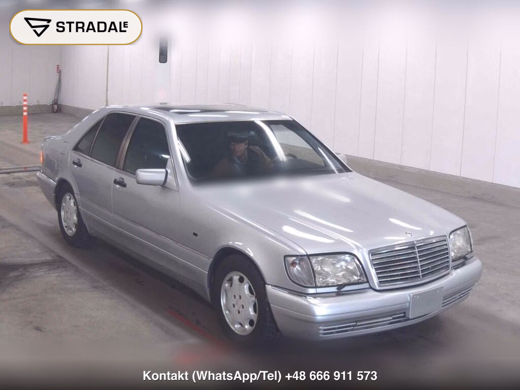 MERCEDES BENZ S-CLASS 4D S500 1996, aukcja z Japonii, zdjęcie 1