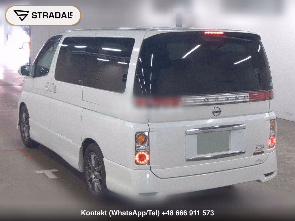 NISSAN ELGRAND 5D 250 HIGHWAY STAR BLACK LEATHER URBAN SEL, miniaturka 3