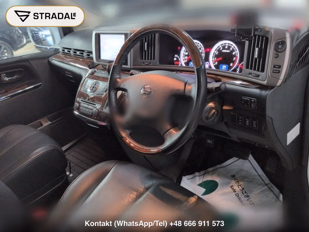 NISSAN ELGRAND 5D 250 HIGHWAY STAR BLACK LEATHER URBAN SEL, miniaturka 4
