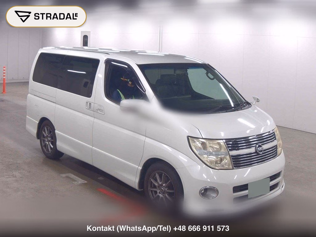 NISSAN ELGRAND 5D 250 HIGHWAY STAR BLACK LEATHER URBAN SEL 2009, aukcja z Japonii, zdjęcie 1
