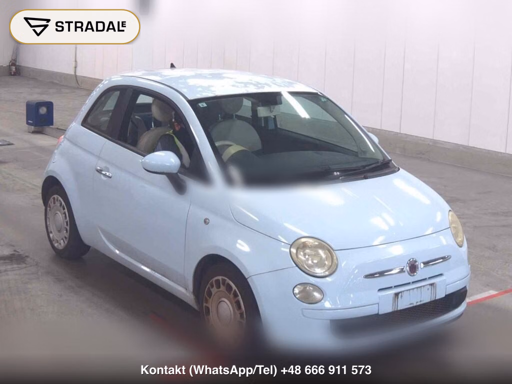 FIAT 500 1.4 16V POP 2009, aukcja z Japonii, zdjęcie 1