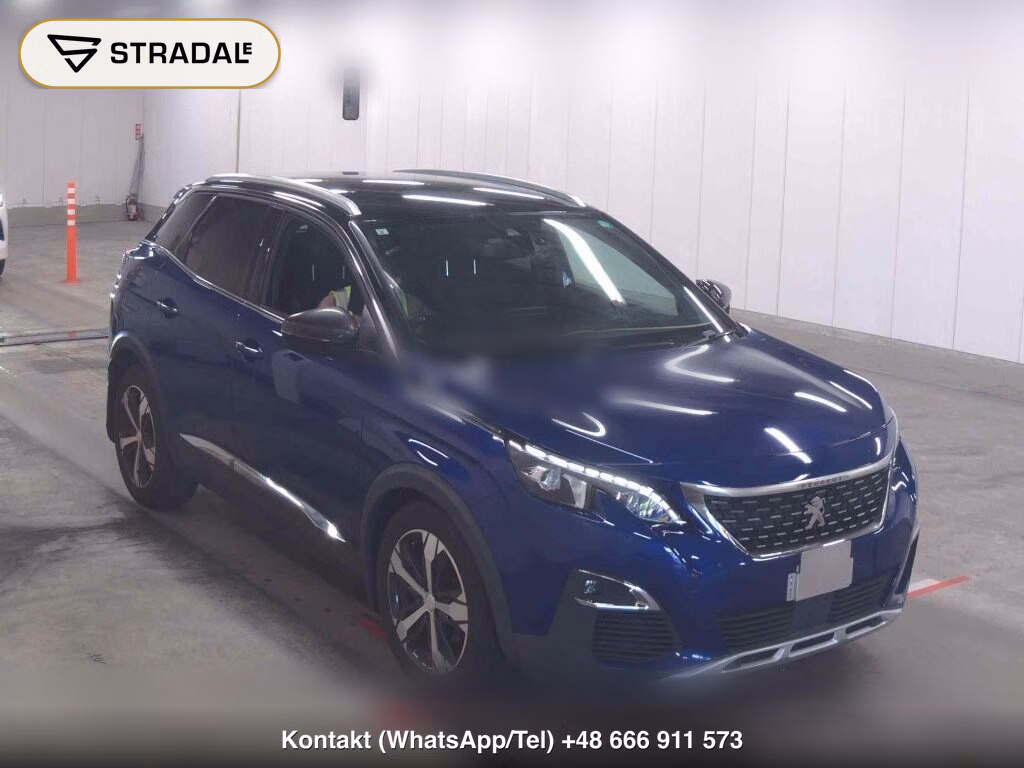 PEUGEOT 3008 GT BLUE HDI 2017, aukcja z Japonii, zdjęcie 1
