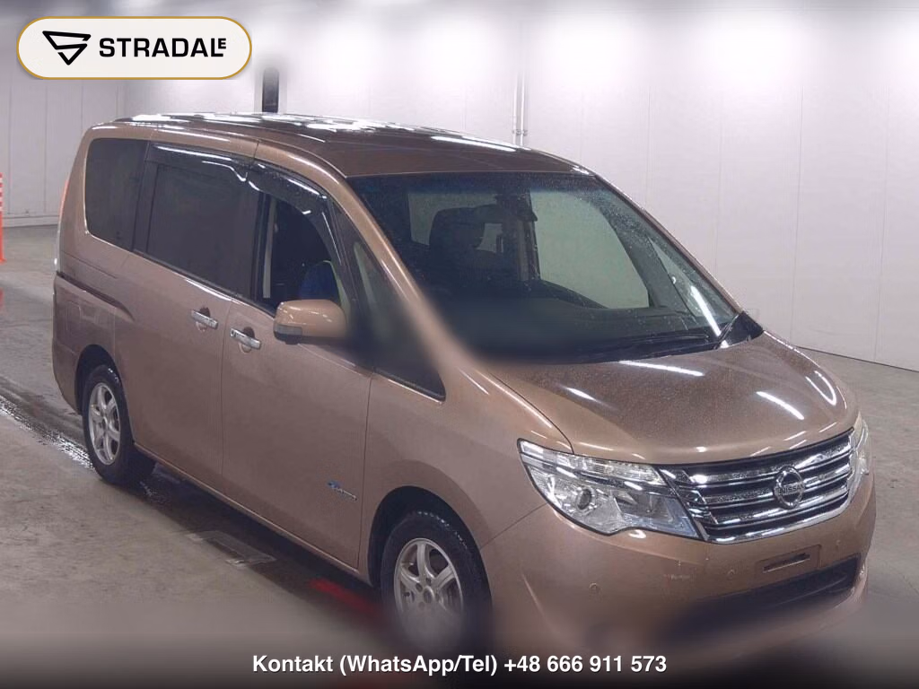 NISSAN SERENA 5D 20X S-HYBRID ADVANCED SAFETY PACK 2015, aukcja z Japonii, zdjęcie 1