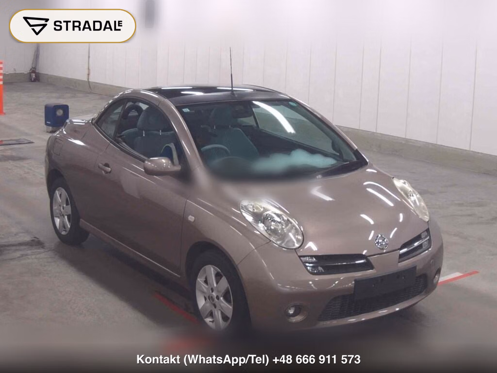 NISSAN MICRA C+C BASE GRADE 2007, aukcja z Japonii, zdjęcie 1