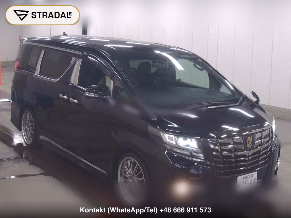 TOYOTA ALPHARD 2.5S A PACKAGE TYPE BLACK 2016, aukcja z Japonii, zdjęcie 1