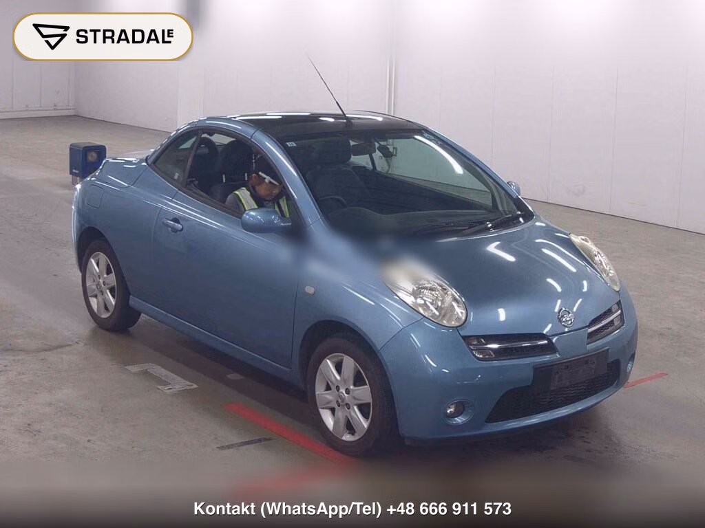NISSAN MICRA C+C BASE GRADE 2007, aukcja z Japonii, zdjęcie 1