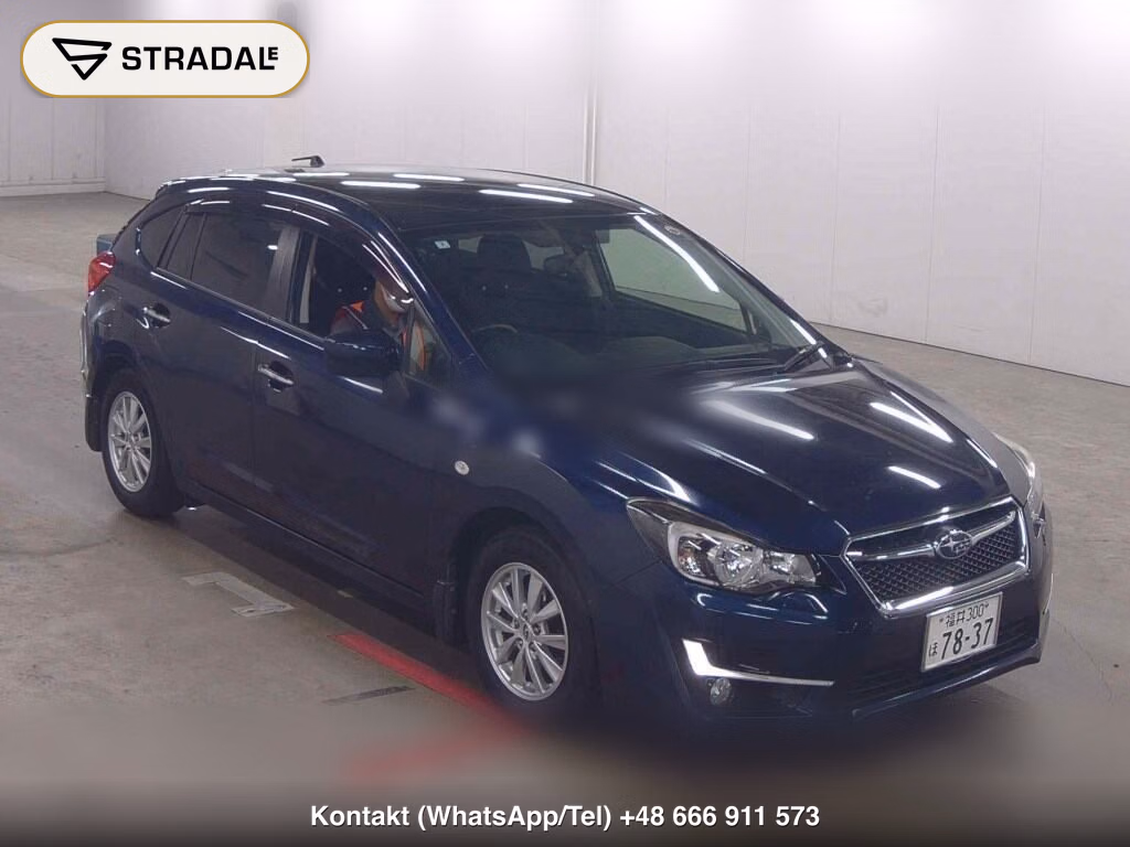SUBARU IMPREZA SPORT 1.6I-L PROUD EDITION 2016, aukcja z Japonii, zdjęcie 1