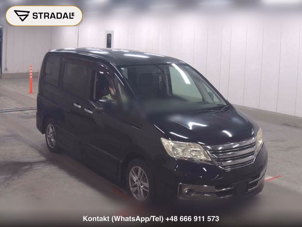 NISSAN SERENA 5D RIDER BLACK LINE 2011, aukcja z Japonii, zdjęcie 1