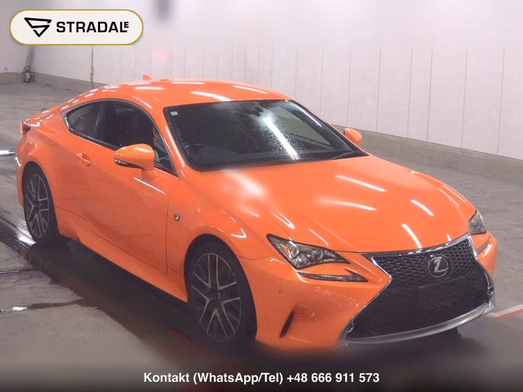 LEXUS RC RC200T F SPORT 2016, aukcja z Japonii, zdjęcie 1