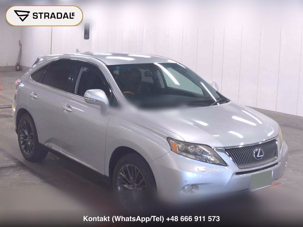 LEXUS RX RX450H VERSION L 2010, aukcja z Japonii, zdjęcie 1