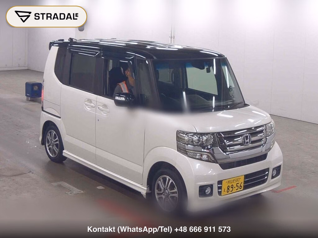 HONDA N-BOX CUSTOM G・L PACKAGE 2015, aukcja z Japonii, zdjęcie 1