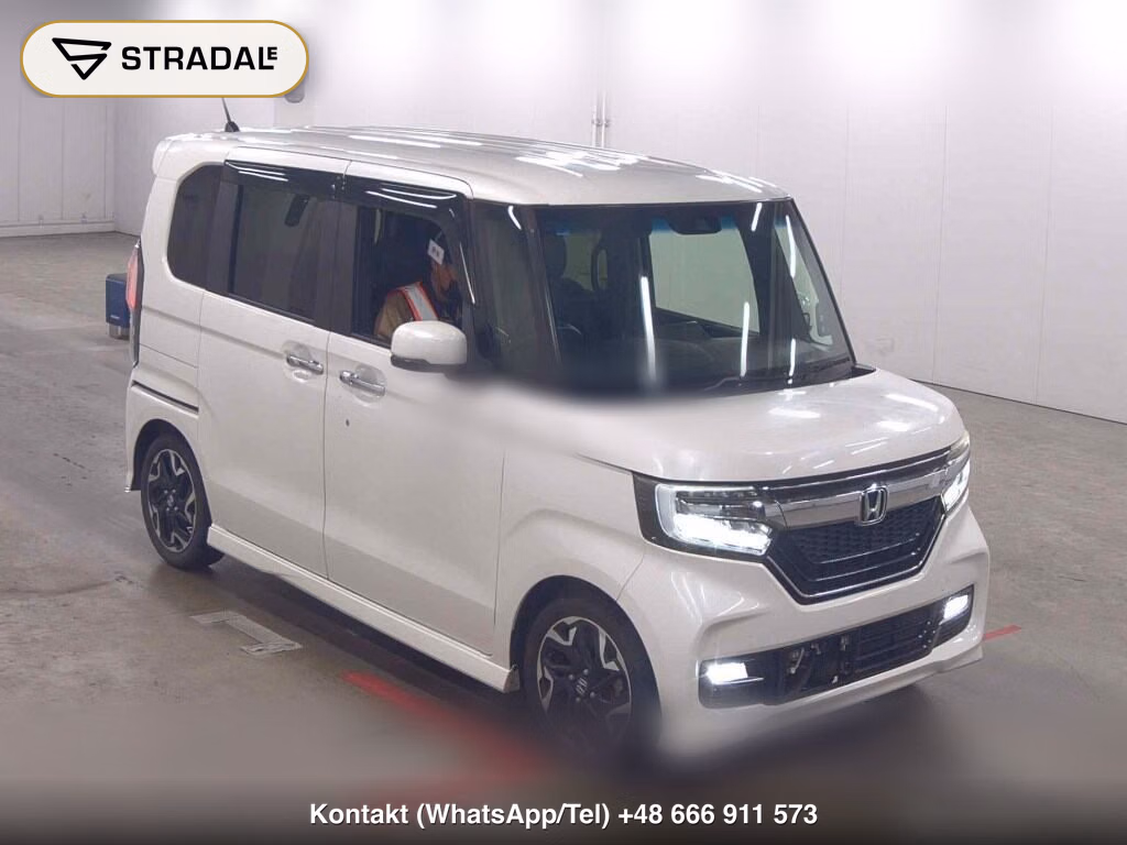 HONDA N-BOX CUSTOM G・EX TURBO HONDA SENSING 2017, aukcja z Japonii, zdjęcie 1