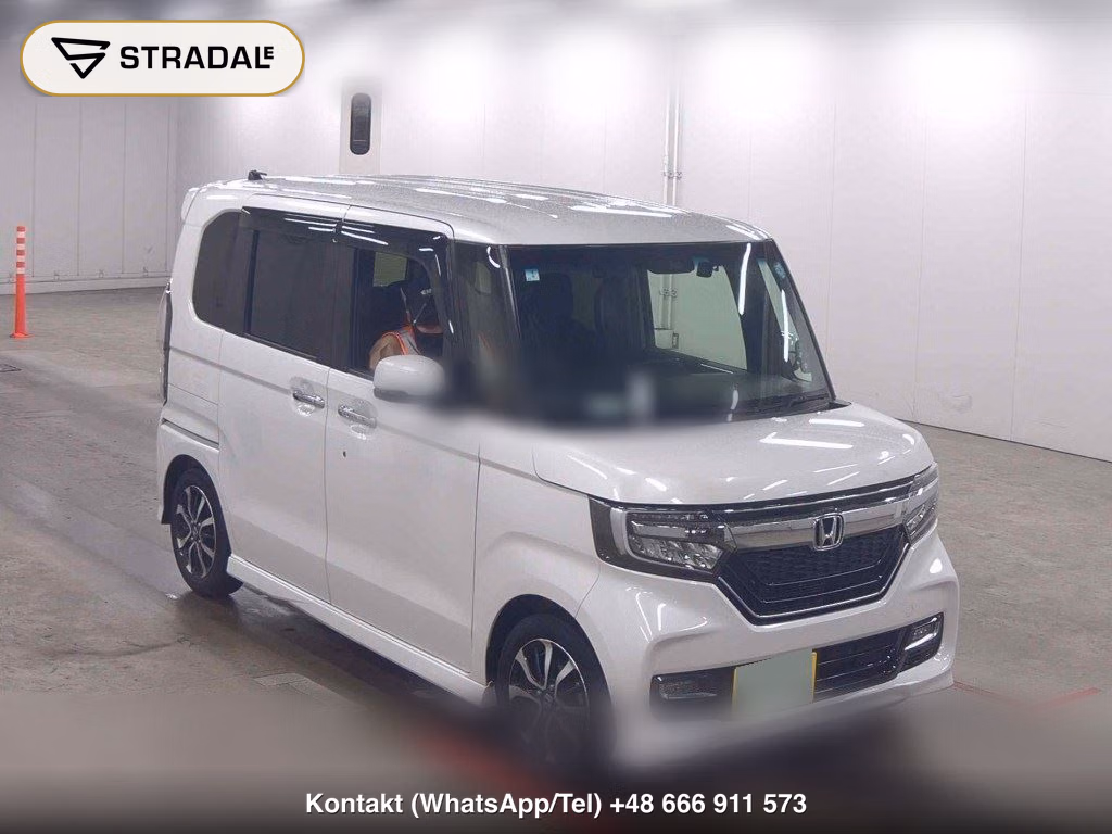 HONDA N-BOX CUSTOM G・L HONDA SENSING 2019, aukcja z Japonii, zdjęcie 1