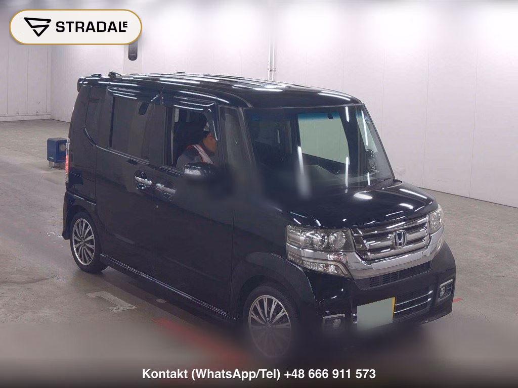 HONDA N-BOX CUSTOM G・TURBO L PACKAGE 2015, aukcja z Japonii, zdjęcie 1