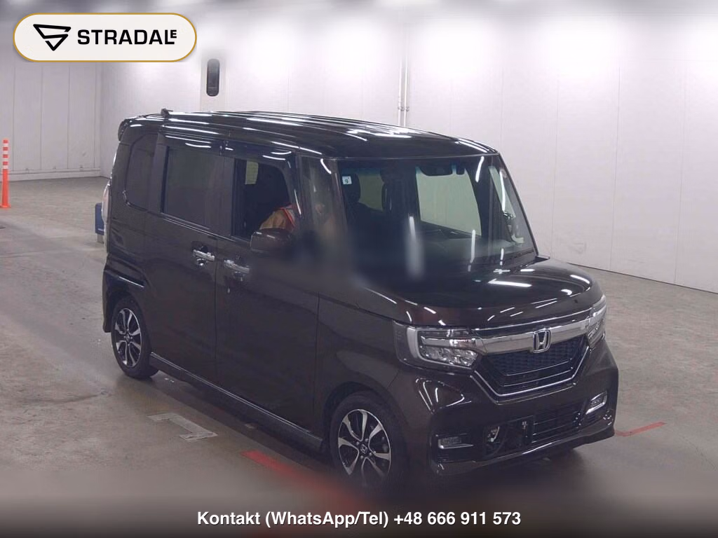HONDA N-BOX CUSTOM G・L HONDA SENSING 2017, aukcja z Japonii, zdjęcie 1