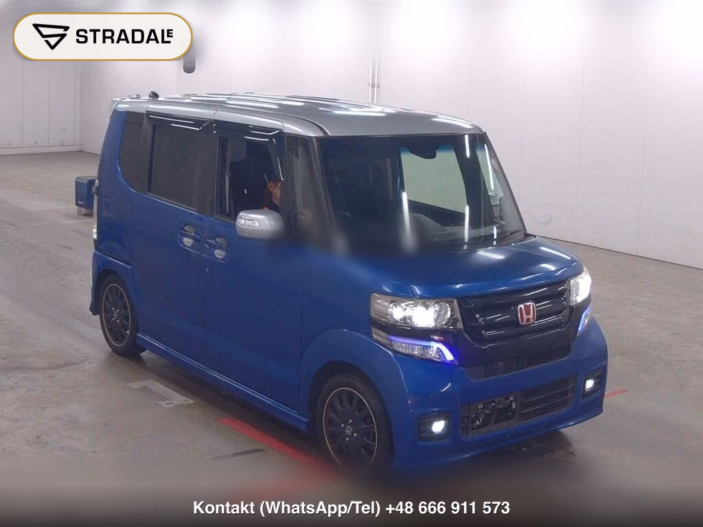 HONDA N-BOX CUSTOM 2TONE COLOR STYLE G･TURBO L PACKAGE 2015, aukcja z Japonii, zdjęcie 1