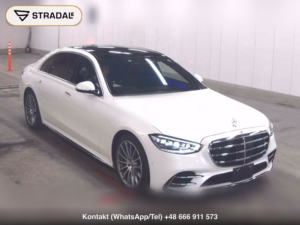 MERCEDES BENZ S-CLASS 4D 4WD S580 4MATIC LONG AMG LINE 2021, aukcja z Japonii, zdjęcie 1