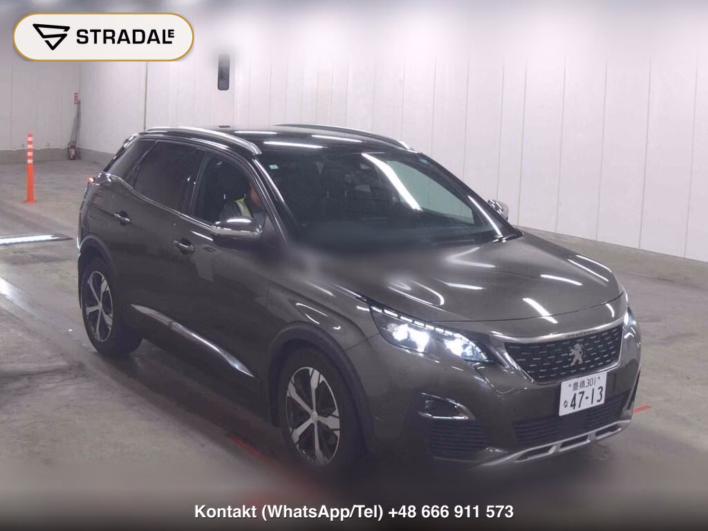 PEUGEOT 3008 GT BLUE HDI 2019, aukcja z Japonii, zdjęcie 1
