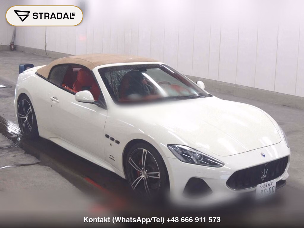 MASERATI GRANCABRIO SPORTS 2018, aukcja z Japonii, zdjęcie 1