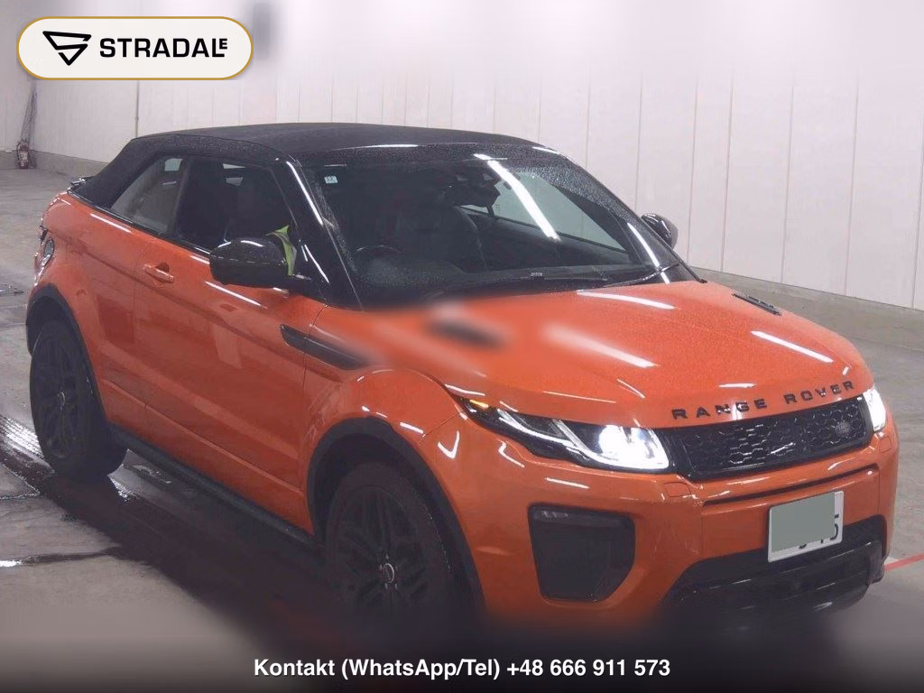 LAND ROVER RANGE ROVER EVOQUE CONVERTIBLE 4 HSE DYNAMIC 2016, aukcja z Japonii, zdjęcie 1