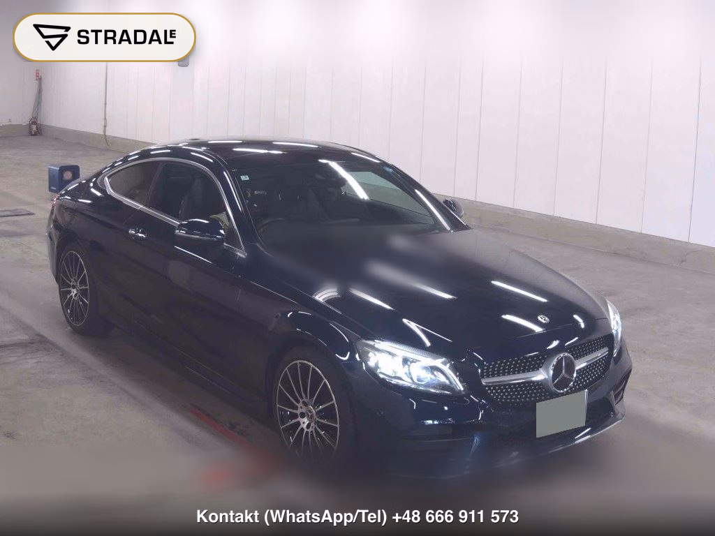 MERCEDES BENZ C-CLASS CP C180 COUPE SPORTS LEATHER EXCLUSIVE PACK 2021, aukcja z Japonii, zdjęcie 1