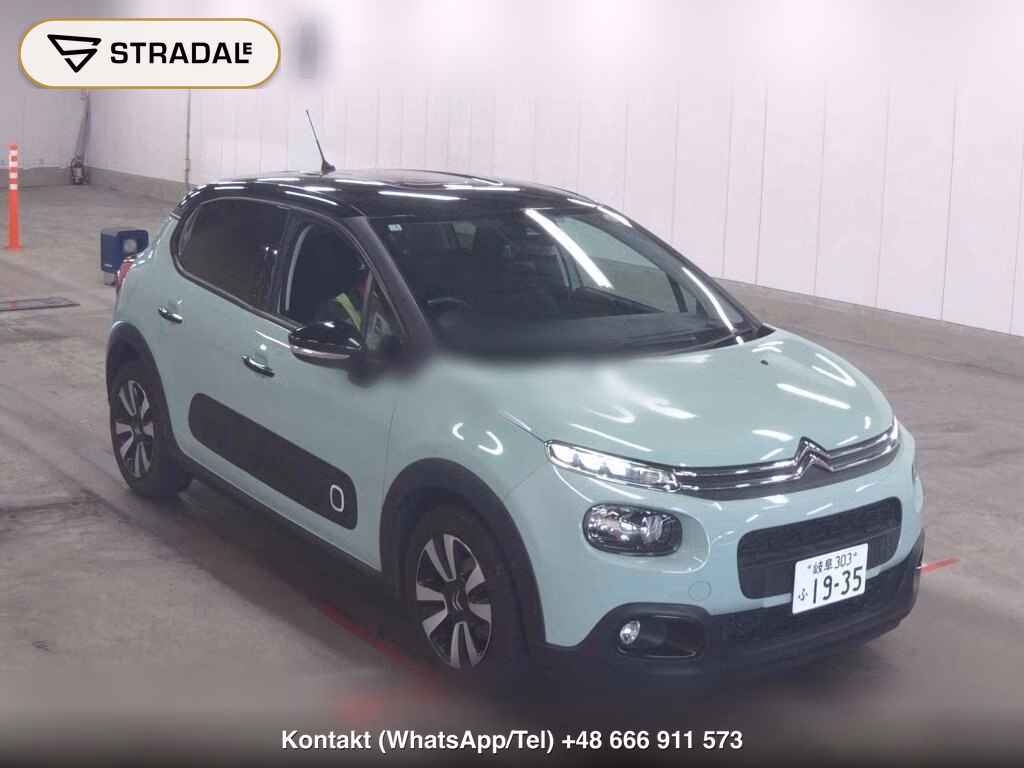 CITROEN C3 FEEL 2019, aukcja z Japonii, zdjęcie 1