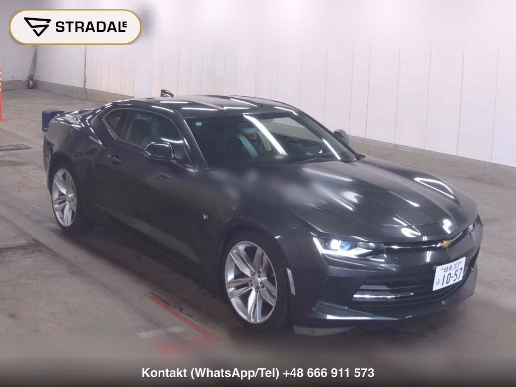 CHEVROLET CAMARO CP LT RS 2018, aukcja z Japonii, zdjęcie 1