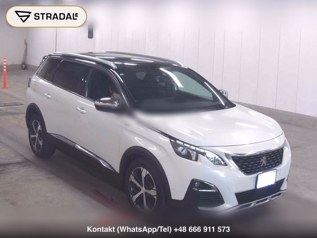 PEUGEOT 5008 GT BLUE HDI 2019, aukcja z Japonii, zdjęcie 1