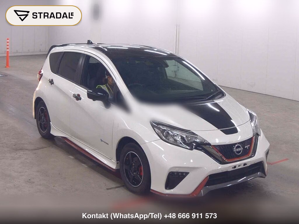 NISSAN NOTE E POWER NISMO S BLACK LIMITED 2020, aukcja z Japonii, zdjęcie 1
