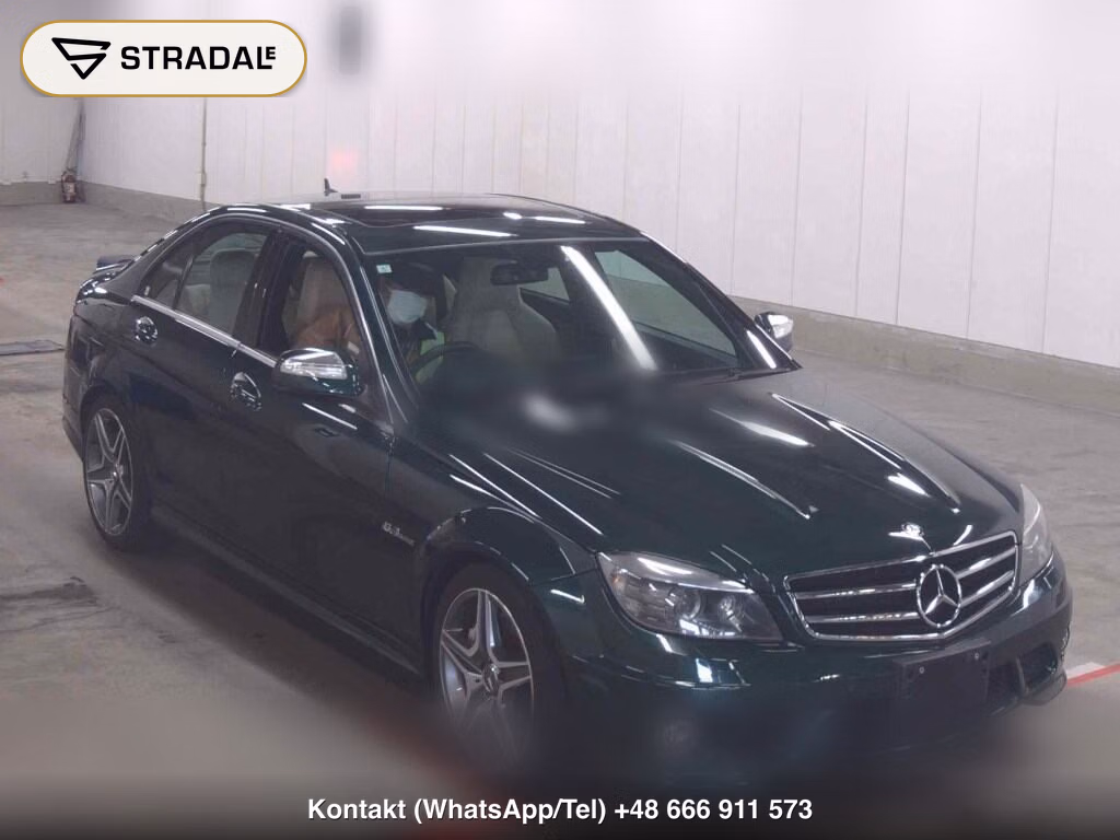 MERCEDES BENZ C-CLASS 4D C63 AMG 2009, aukcja z Japonii, zdjęcie 1