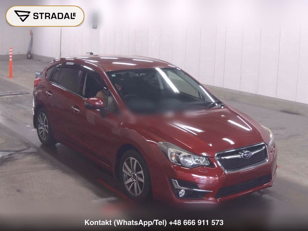 SUBARU IMPREZA SPORT 4WD 2.0I EYESIGHT PROUD EDITION 2015, aukcja z Japonii, zdjęcie 1