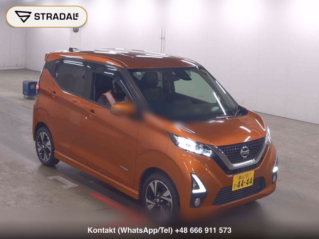 NISSAN DAYZ 4WD HIGHWAY STAR G TURBO 2019, aukcja z Japonii, zdjęcie 1