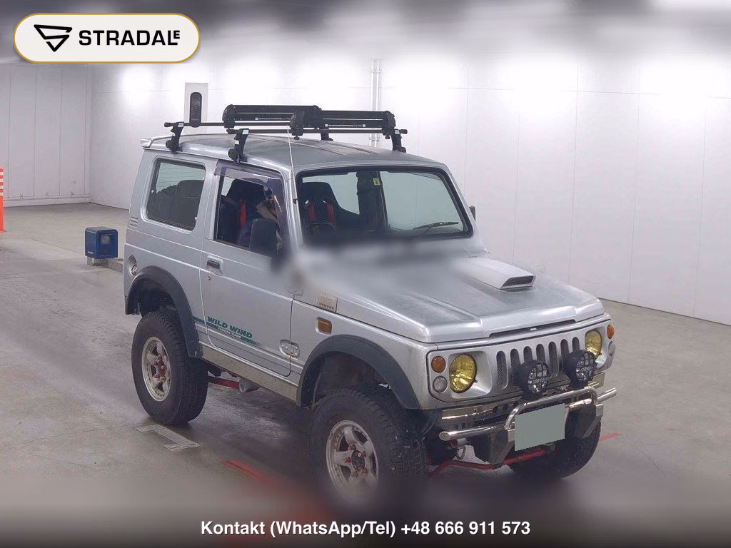 SUZUKI JIMNY 3D 4WD WILD WIND 1996, aukcja z Japonii, zdjęcie 1