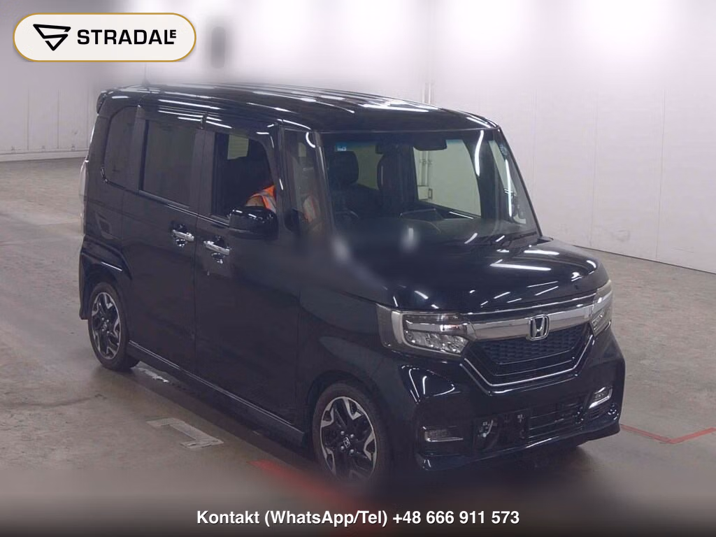 HONDA N-BOX CUSTOM G・L TURBO HONDA SENSING 2018, aukcja z Japonii, zdjęcie 1