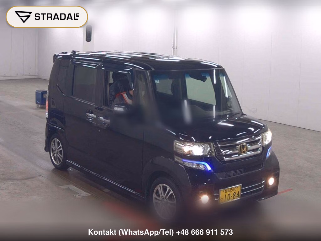 HONDA N-BOX CUSTOM G・L PACKAGE 2015, aukcja z Japonii, zdjęcie 1